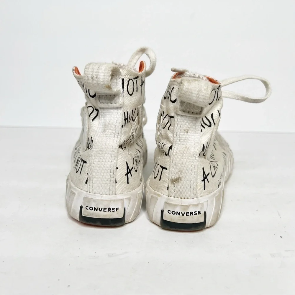 Converse White High Top Not A Chuck Sneakers Size 1 Kids